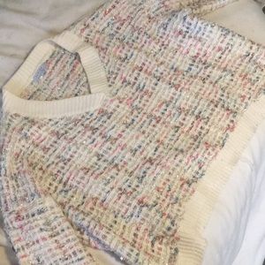 Colorful Cropped Sweater